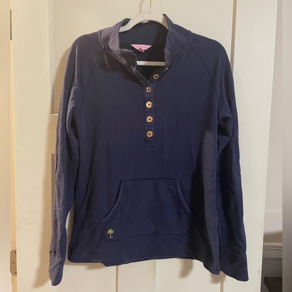 Lilly Pulitzer Blue Captain Popover